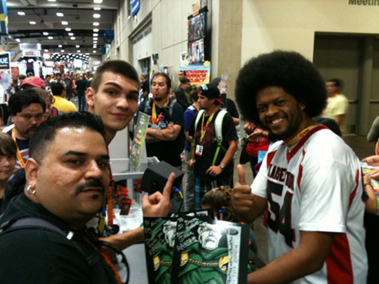 Bryan "Kaiser" Tillman Autograph Session Upper Deck Comic-Con 2012