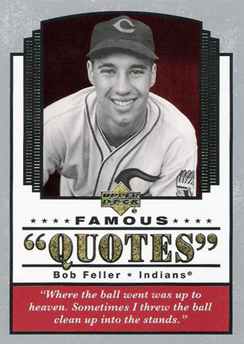 MLB-Bob-Feller-Upper-Deck-SP-Legendary-Cuts-Quote-Card