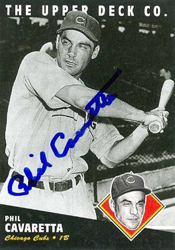 MLB-Phil-Cavaretta-Upper-Deck-Autograph-Card