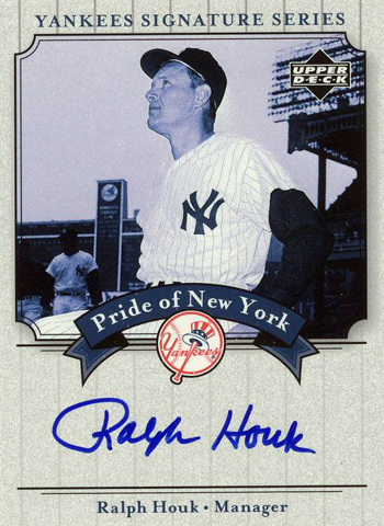 MLB-Ralph-Houk-Yankee-Signature-Series-Upper-Deck-Card