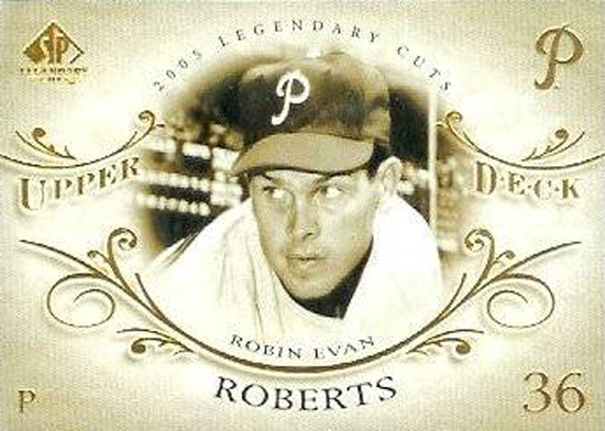 MLB-Robin-Roberts-SP-Legendary-Cuts-Upper-Deck-Card