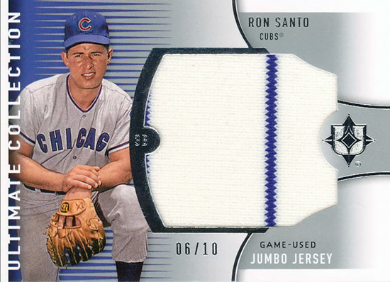 MLB-Ron-Santo-Ultimate-Collection-Jersey-Swatch-Card