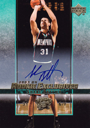Miami-Heat-2003-04-NBA-Rookie-Exclusive-Autograph-Shane-Battier Miami Heat Shane Battier Rookie Upper Deck