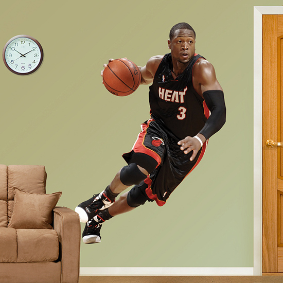 Miami-Heat-Fathead-Dwyane-Wade Fathead Wade