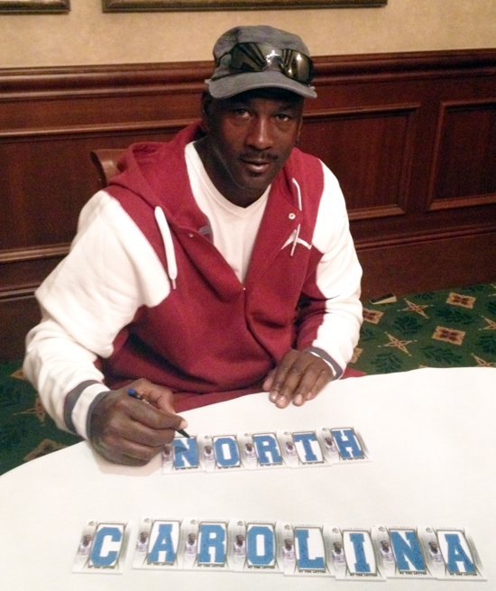 nike signs michael jordan