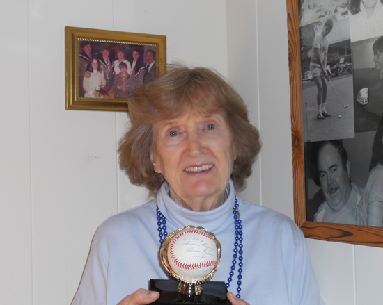 Margaret Melia and her Killebrew Signed Baseball