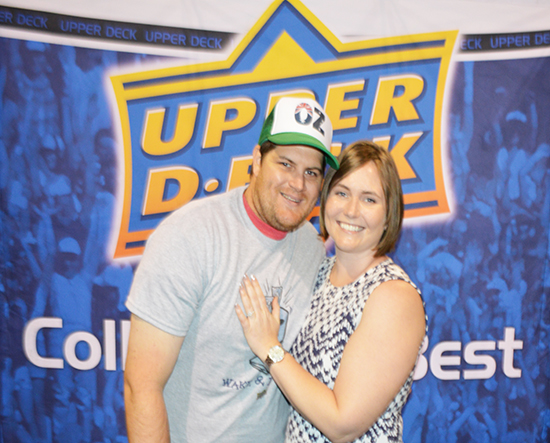 custom cards marriage proposal success story upper deck