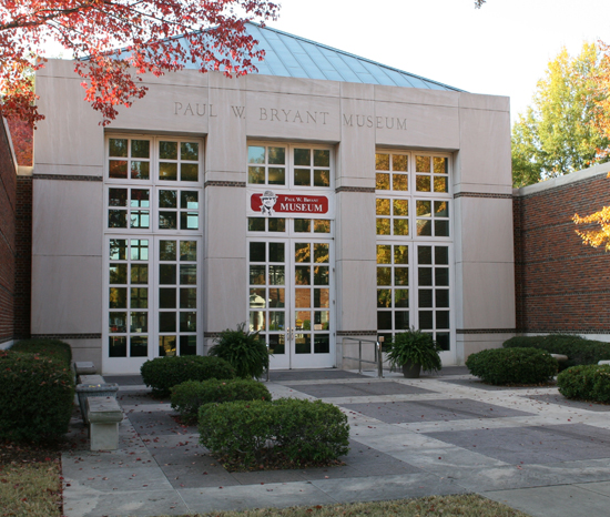 Paul-Bear-Bryant-Museum-University-of-Alabama-Outside Paul-Bear-Bryant-Museum-University-of-Alabama-Outside