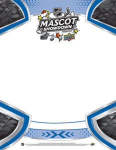 2022 Mascot Showdown Presented By Upper Deck - Color Your Own Trading Card