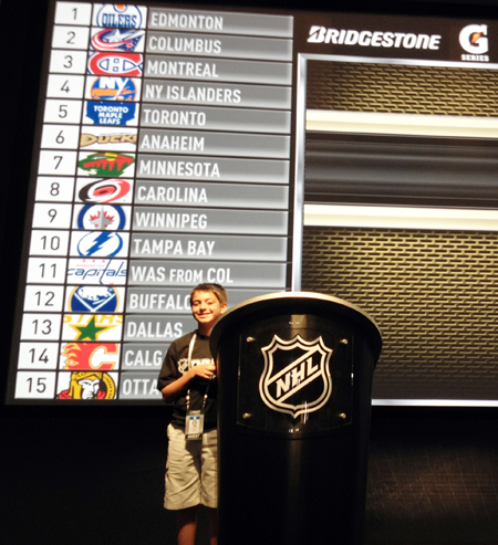 Sal-Cerilli-Upper-Deck-Draft-Runner-on-Stage Draft Runner on Stage