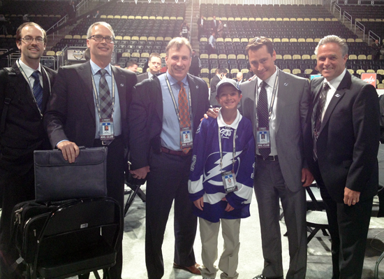 Sal-Cerilli-Upper-Deck-Draft-Runner-with-Tampa-Bay-Coaching-Staff Tampa Bay Lightning Coaching Staff