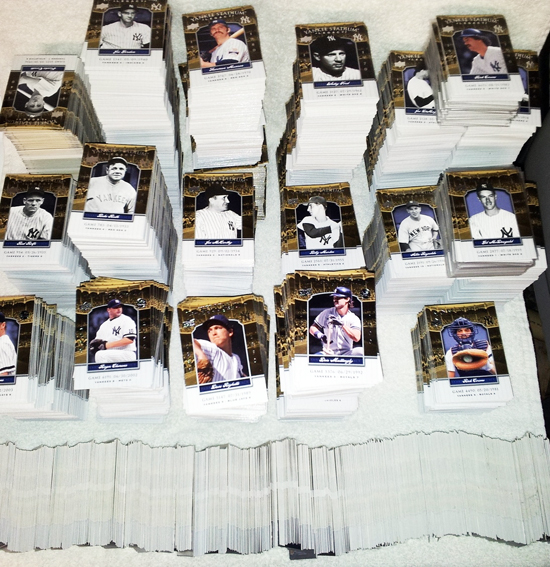 The-Bench-Upper-Deck-Yankee-Stadium-Legacy-Set Massive Yankee Stadium Legacy Set from Upper Deck Baseball