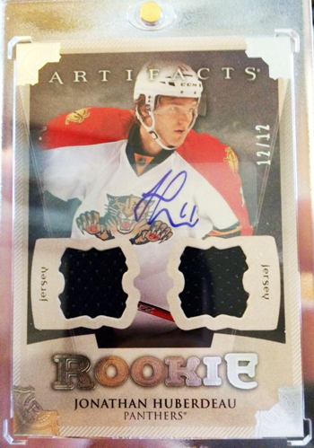 Upper-Deck-25th-Anniversary-Collector-Memories-Jonathan-Huberdeau-Autograph-Jersey-Artifacts