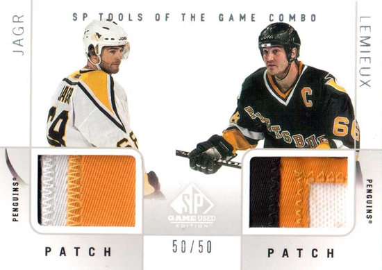 Upper-Deck-25th-Anniversary-Collector-Memories-Lemieux-Jagr-Dual-Patch-SP