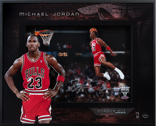 Upper-Deck-Authenticated-UDA-Present-Michael-Jordan-Shadowbox-Autograph-Bulls