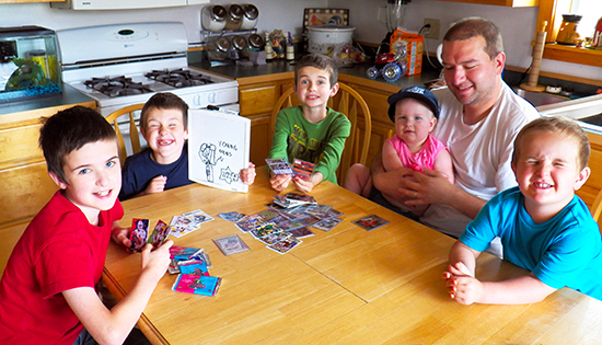 Upper-Deck-Dads-Read-Father-Son-Teach-Kids-Dad-Child-Card-Memories-Last-Lifetime