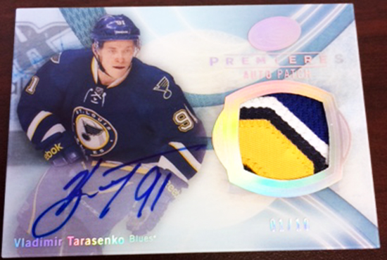 Upper-Deck-ICE-Patch-Rookies-Vladimir-Tarasenko