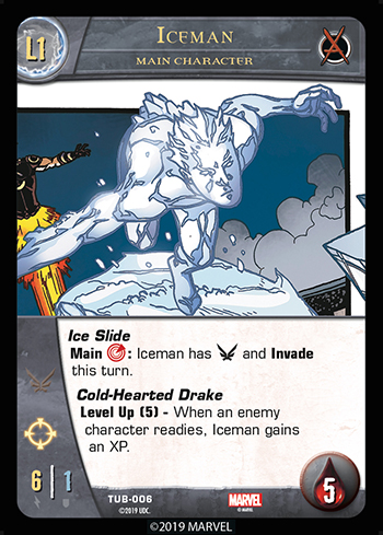 Vs System 2PCG Utopia Battles Main Character Iceman Level 1