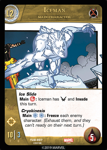 Vs System 2PCG Utopia Battles Main Character Iceman Level 2