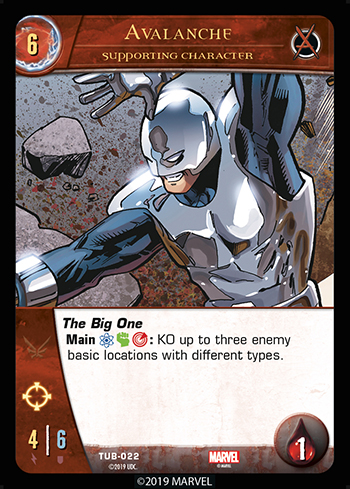 Vs System 2PCG Utopia Battles Supporting Characters Avalanche