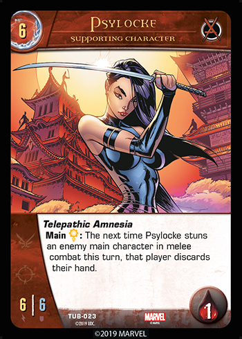 Vs. System 2PCG Utopia Battles Supporting Character Psylocke