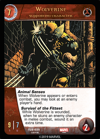 Vs System 2PCG Utopia Battles Supporting Character Wolverine