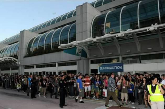 Outside Comic-Con 2012