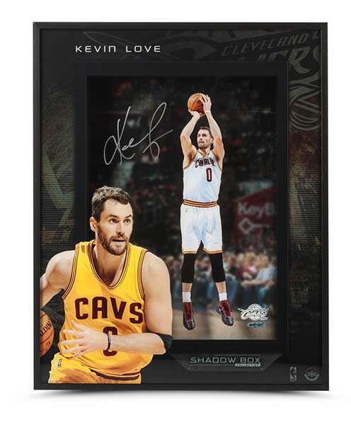 Kevin Love Autographed Stretch 4 16” x 20” Shadow Box