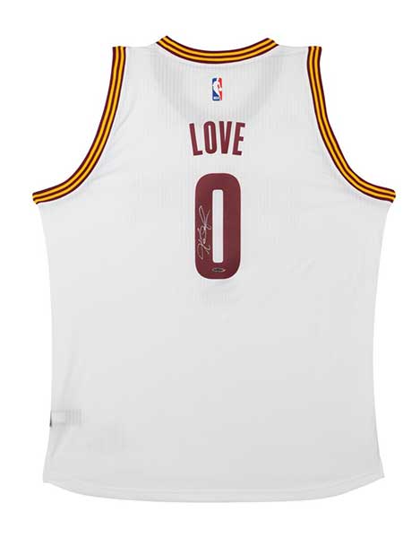 Kevin Love Signed Swingman Home Jersey