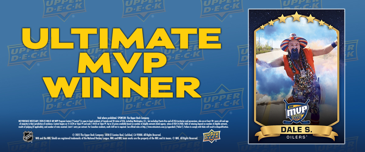 2024-25 Upper Deck MyMVP Winner, Edmonton Oilers Superfan!