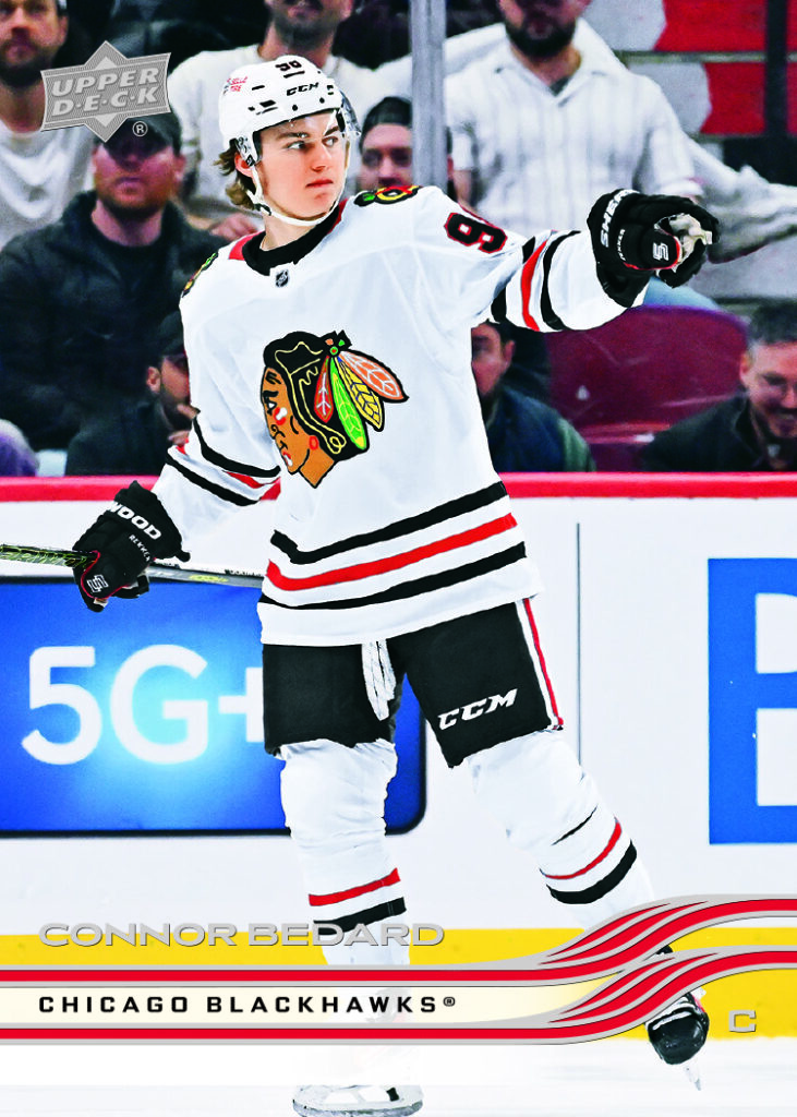 Base Set featuring Connor Bedard in 2025-26 Upper Deck Series 2