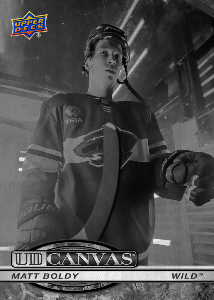 UD Canvas featuring Matt Boldy in 2025-26 Upper Deck Series 2