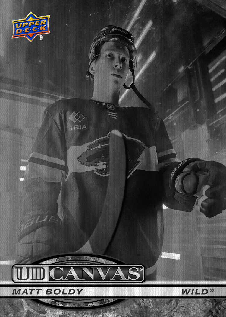 UD Canvas featuring Matt Boldy in 2025-26 Upper Deck Series 2