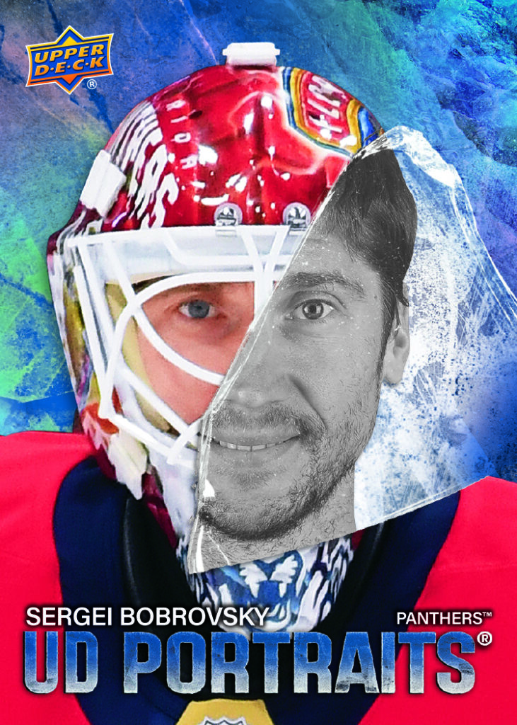 UD Portraits featuring Sergei Bobrovsky in 2025-26 Upper Deck Series 2