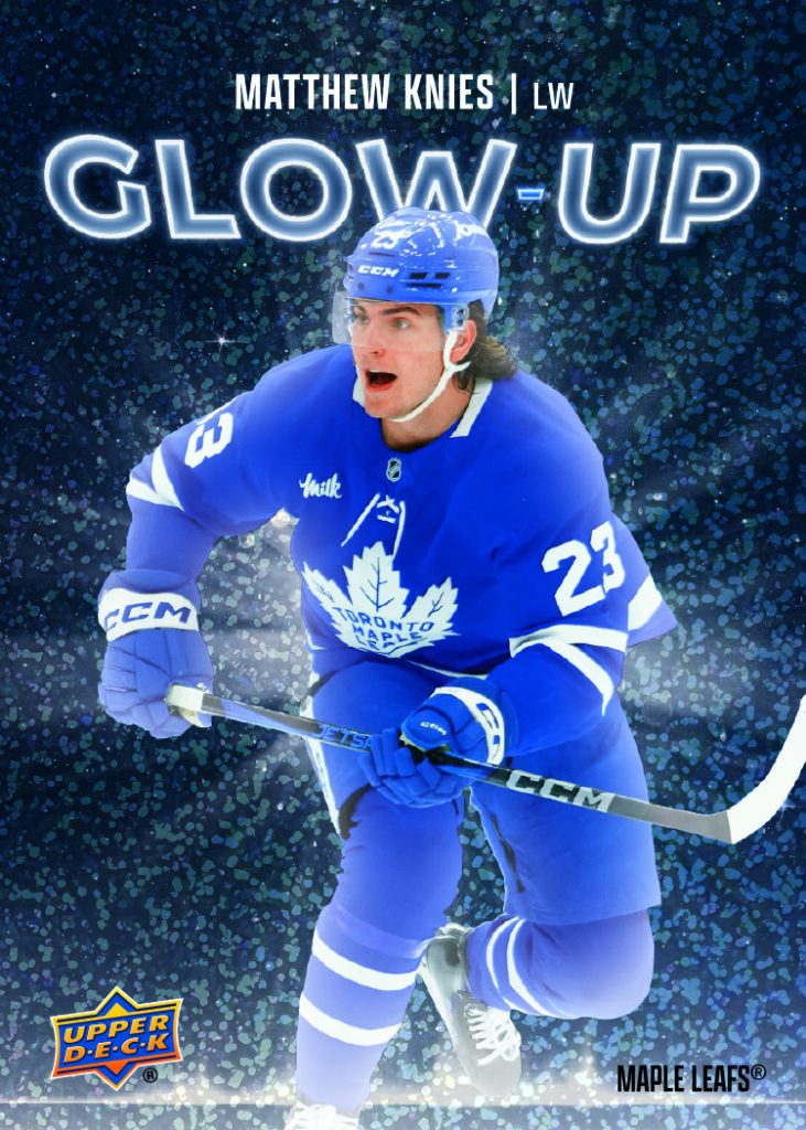 Glow-up featuring Matthew Knies in 2025-26 Upper Deck Series 2