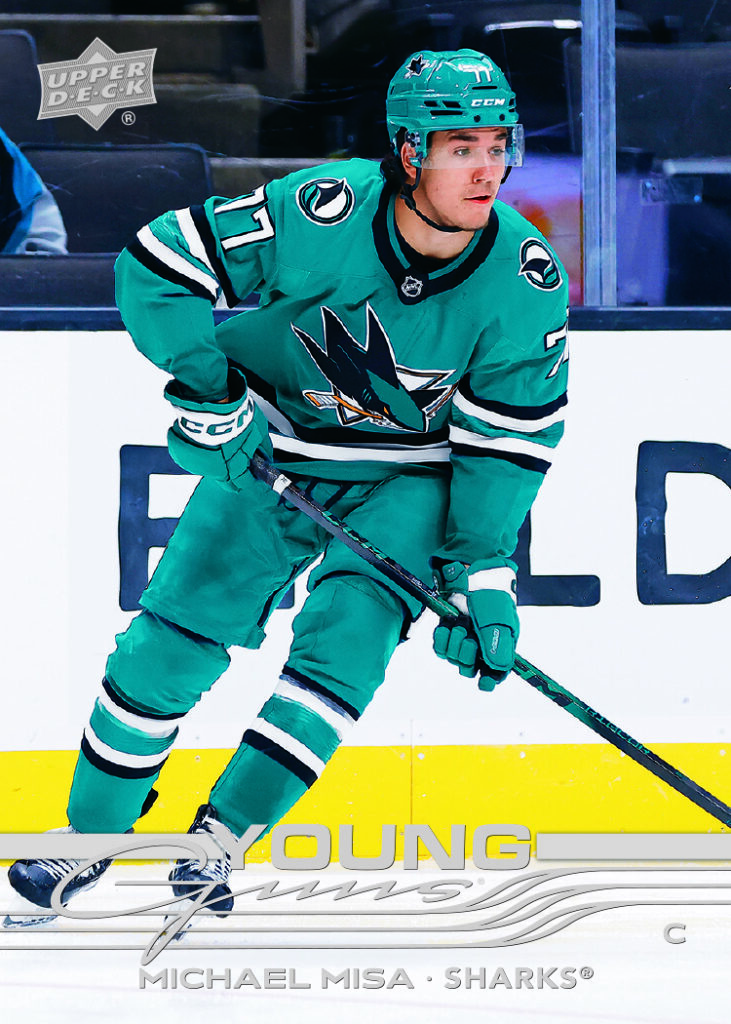 Base Set Young Guns featuring Michael Misa in 2025-26 Upper Deck Series 2