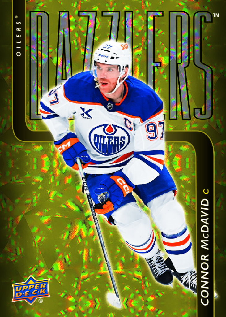 Dazzlers Gold featuring Connor McDavid in 2025-26 Upper Deck Series 2