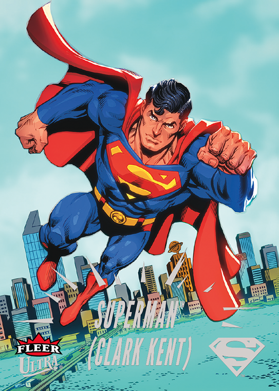 Base Set Card featuring Superman in Fleer Ultra Superman