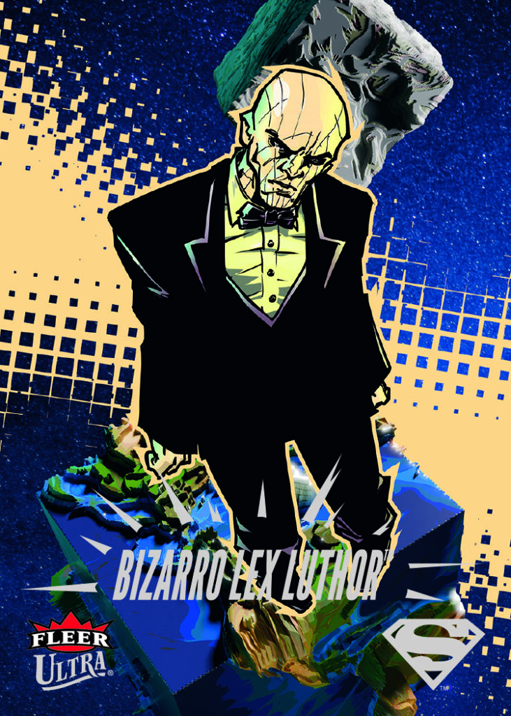 Bizzaro Variant Card featuring Lex Luthor in Fleer Ultra Superman