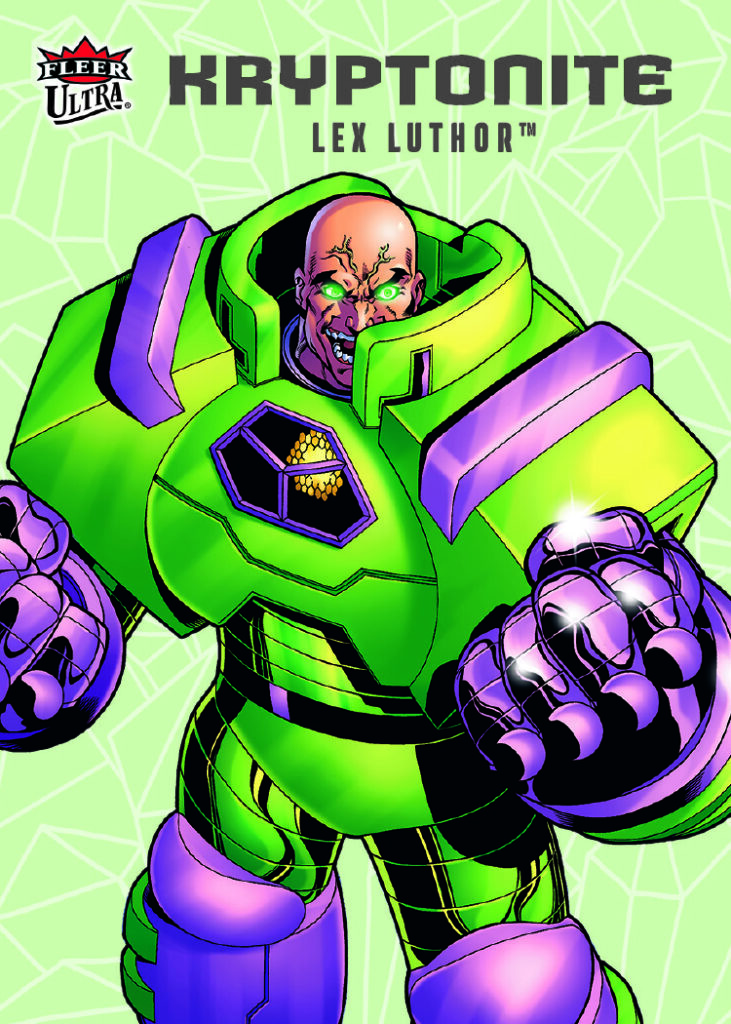 Kryptonite Card featuring Lex Luthor in Fleer Ultra Superman