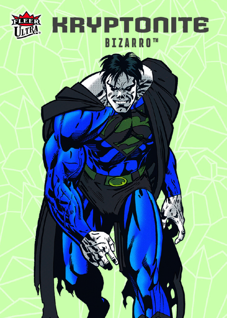 Kryptonite Card featuring Bizarro in Fleer Ultra Superman