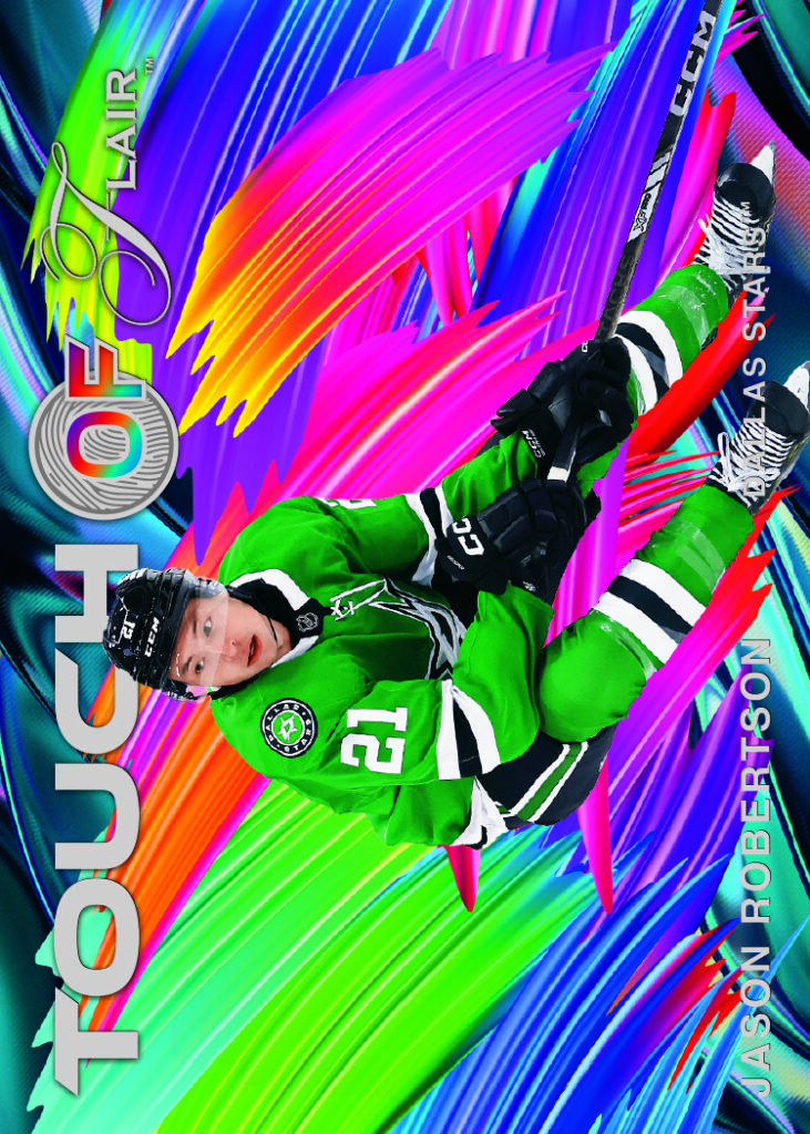 Touch of Flair Card featuring Jason Robertson in 2025-26 Flair Hockey