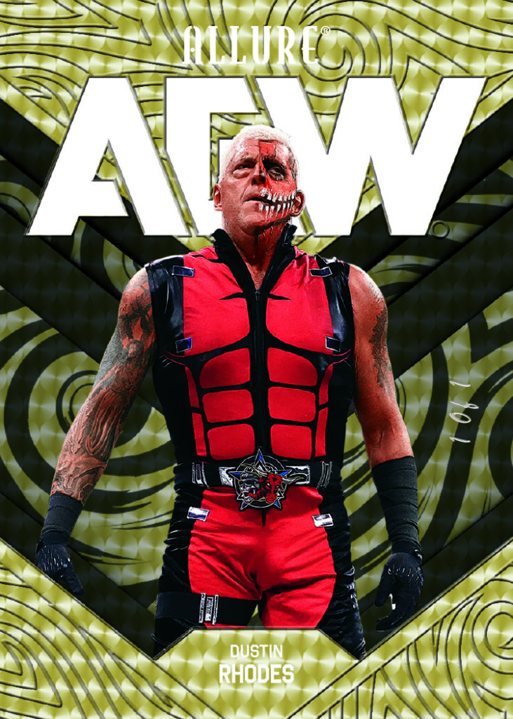 Base Set Golden Treasures Card featuring Dustin Rhodes in 2026 AEW Allure