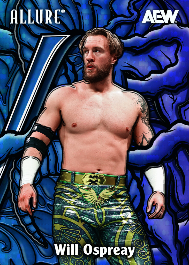 Color Flow Blue-Purple Spectrum Card featuring Will Ospreay in 2026 AEW Allure