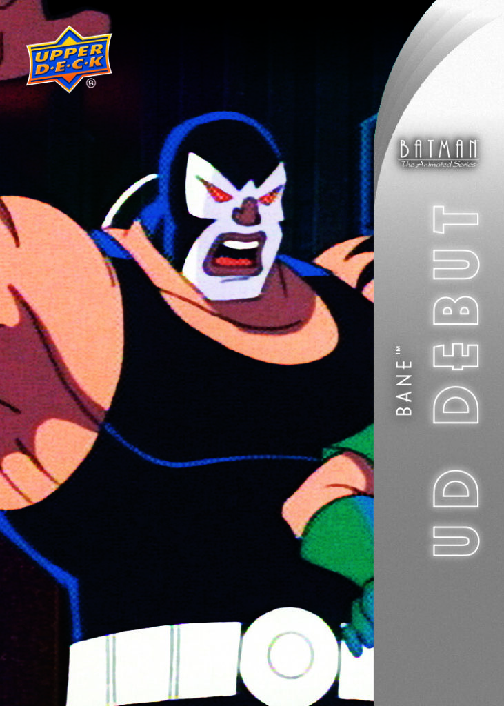 UD Debut Rainbow Card featuring Bane in Batman: The Animated Series