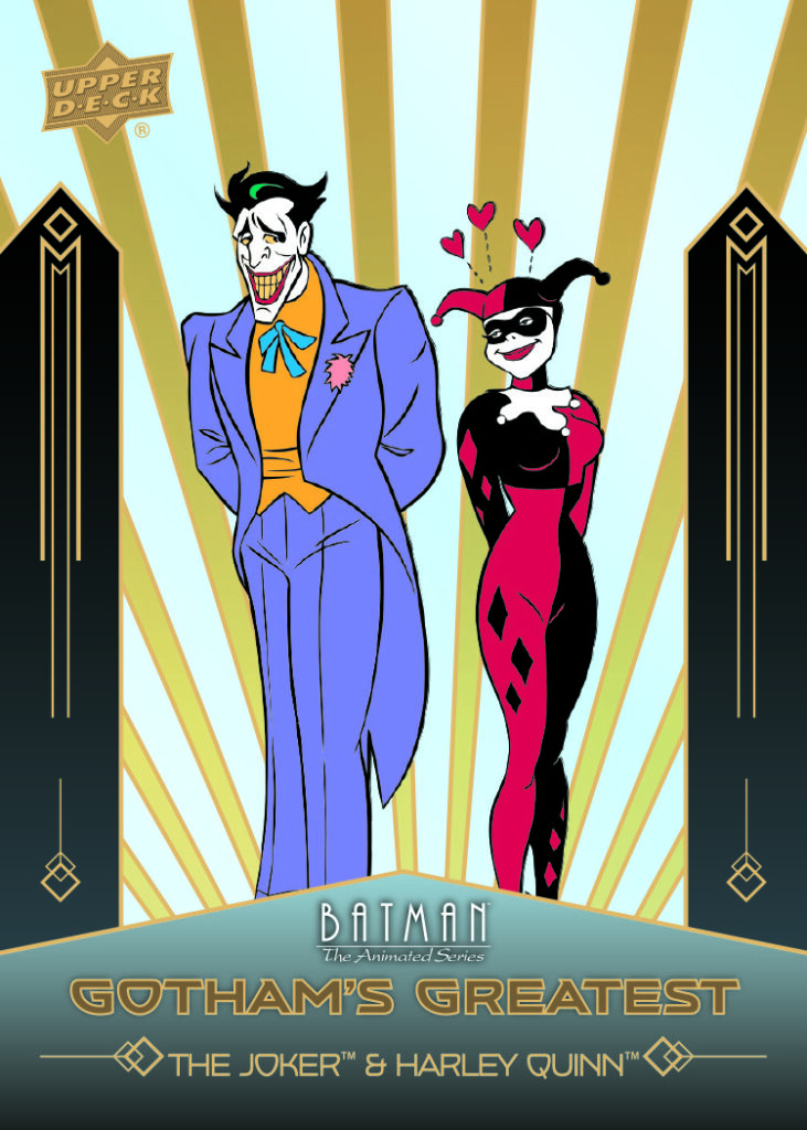 Gotham's Greatest Card featuring The Joker & Harley Quinn in Batman: The Animated Series