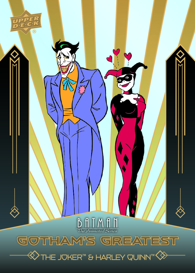 Gotham's Greatest Card featuring The Joker & Harley Quinn in Batman: The Animated Series