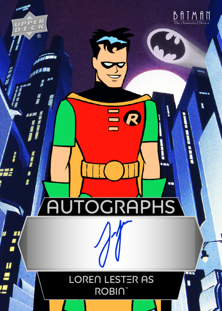 Autographs Card featuring Robin in Batman: The Animated Series
