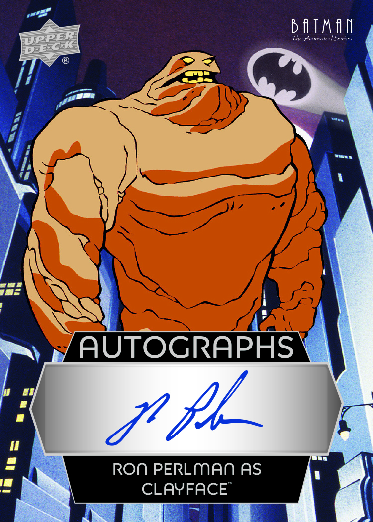 Autographs Card featuring Clayface in Batman: The Animated Series