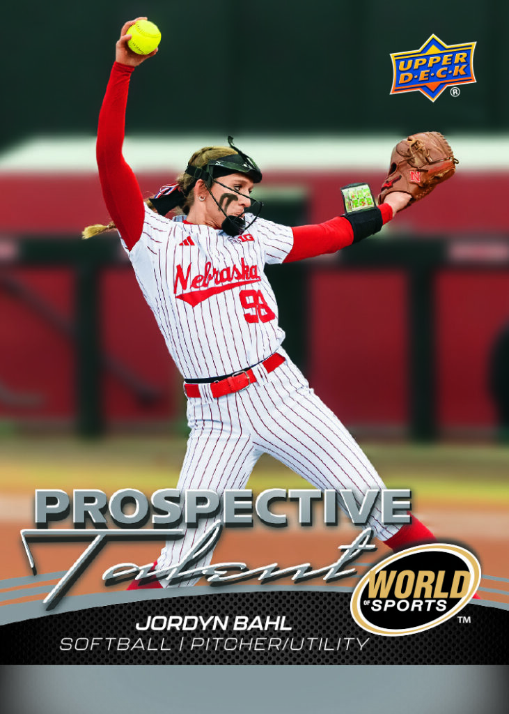 Prospective Talent Base Card of Jordyn Bahl in Upper Deck World of Sports Vol.2